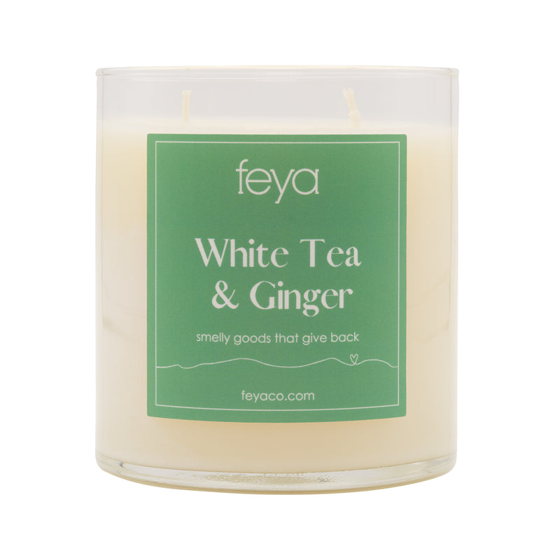 Feya White Tea & Ginger 20 oz Candle