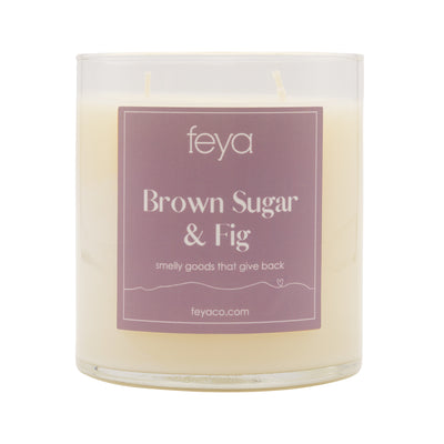 Feya Brown Sugar & Fig 20 oz Candle